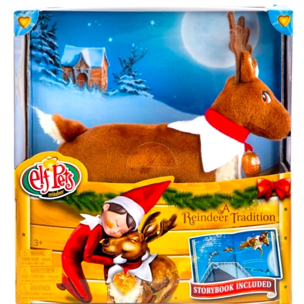 New in box Elf on the Shelf Reindeer with Story Book